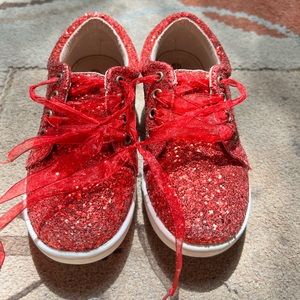 ABC glitter sneakers